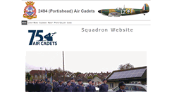 Desktop Screenshot of portisheadaircadets.co.uk